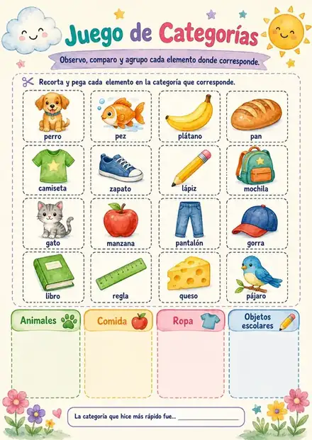 Juego de Categorías