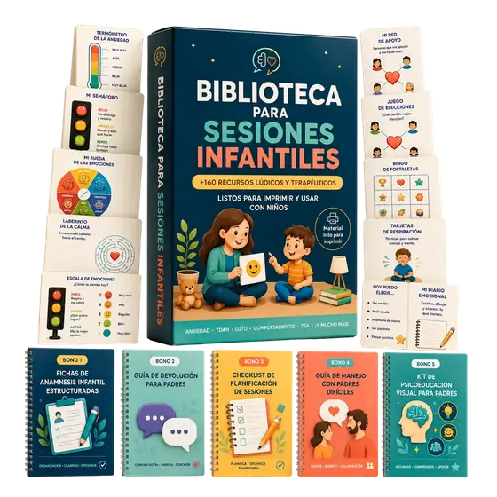Biblioteca para Sesiones Infantiles con recursos lúdicos imprimibles