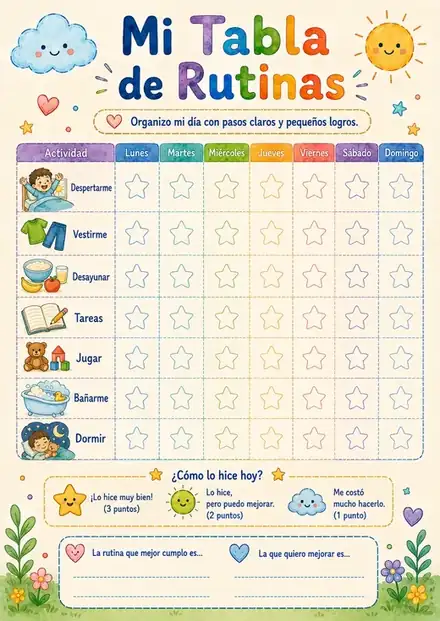 Mi Tabla de Rutinas